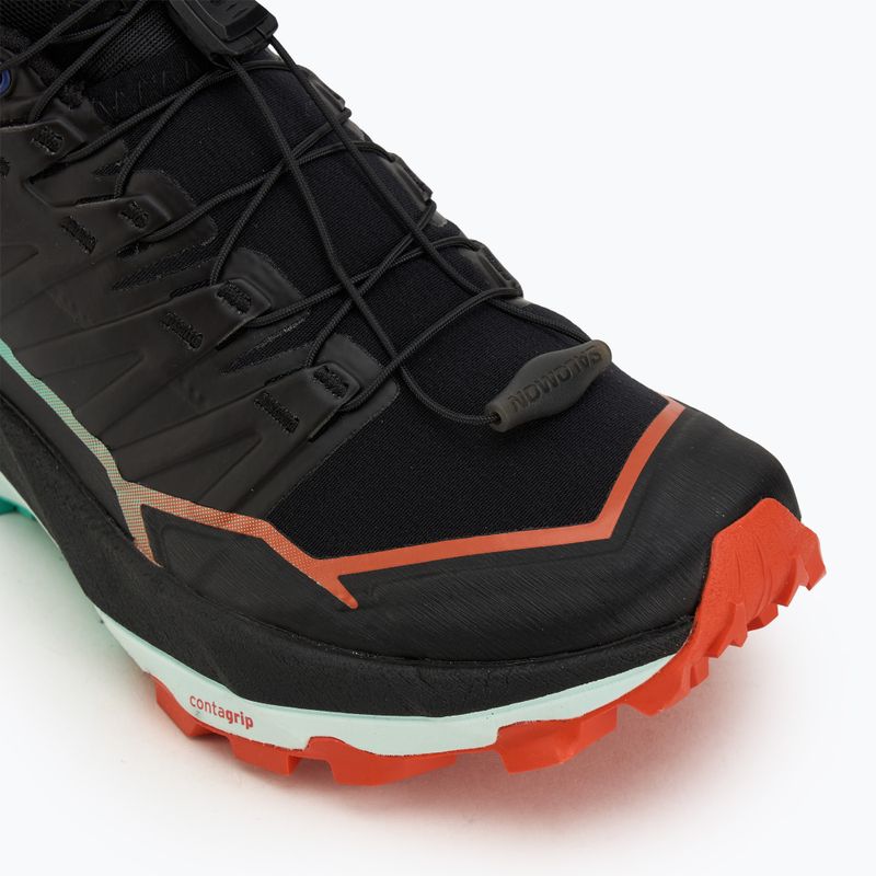 Salomon Thundercross női futócipő fekete/cseresznyeparadicsom/elektromos zöld 7