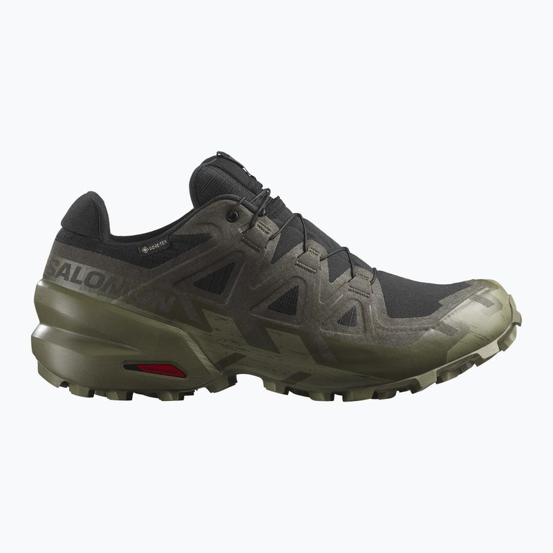 Férfi futócipő Salomon Speedcross 6 GTX fekete/tőzeg/mély zuzmózöld 2