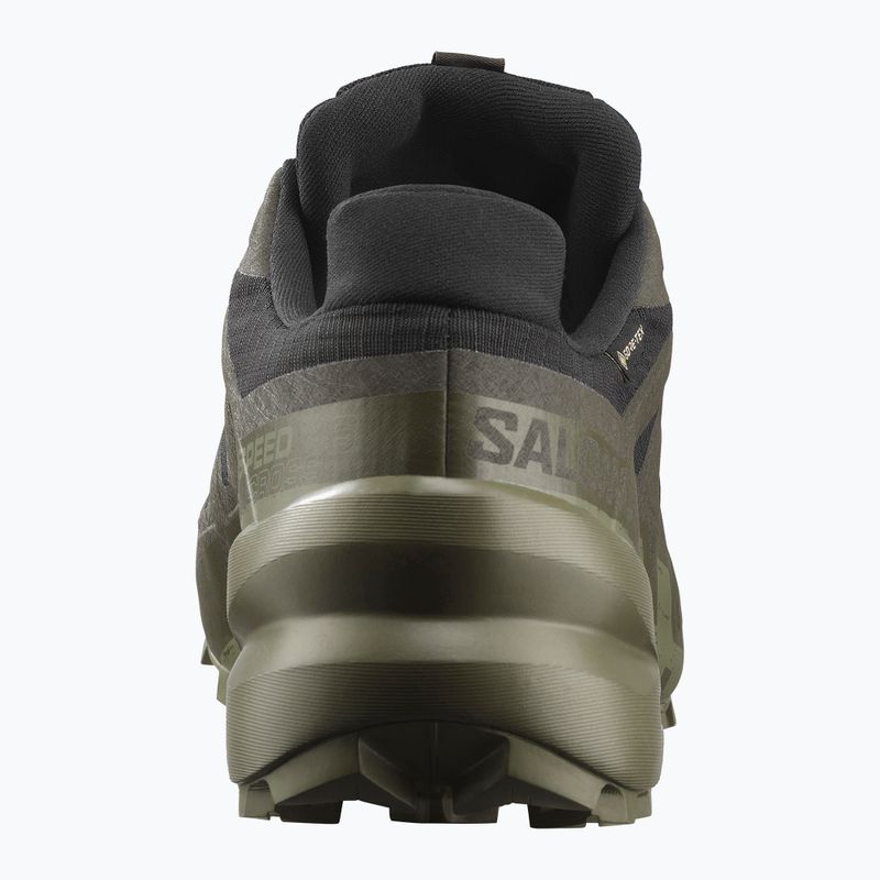 Férfi futócipő Salomon Speedcross 6 GTX fekete/tőzeg/mély zuzmózöld 4