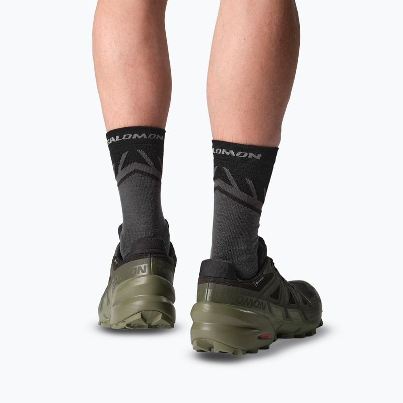 Férfi futócipő Salomon Speedcross 6 GTX fekete/tőzeg/mély zuzmózöld 8