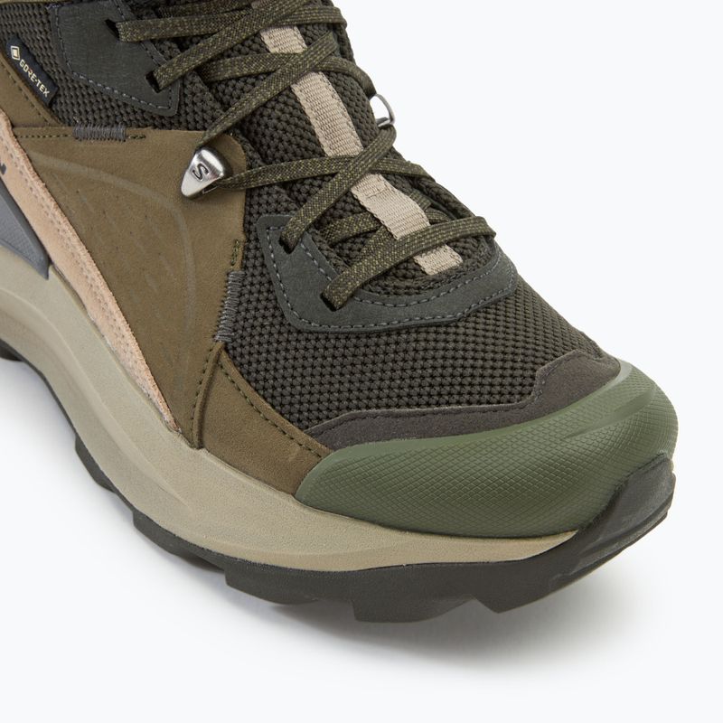 Salomon Elixir Mid GTX férfi túrabakancs tőzeg/vintage khaki/castlerock 7