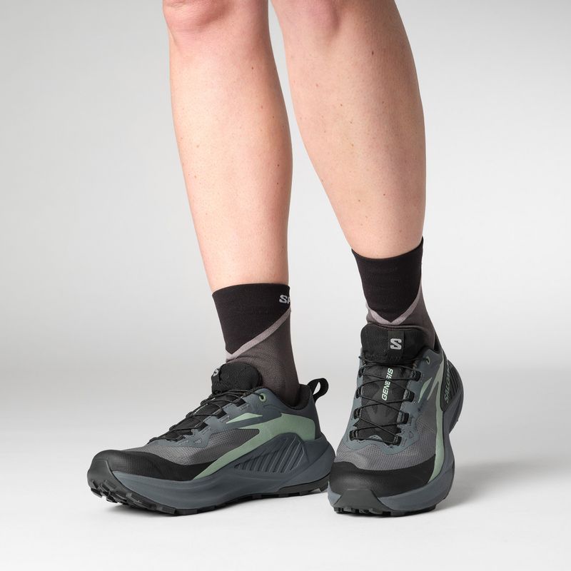 Salomon Genesis GTX női futócipő turbulence/fekete/zöld milieu 3