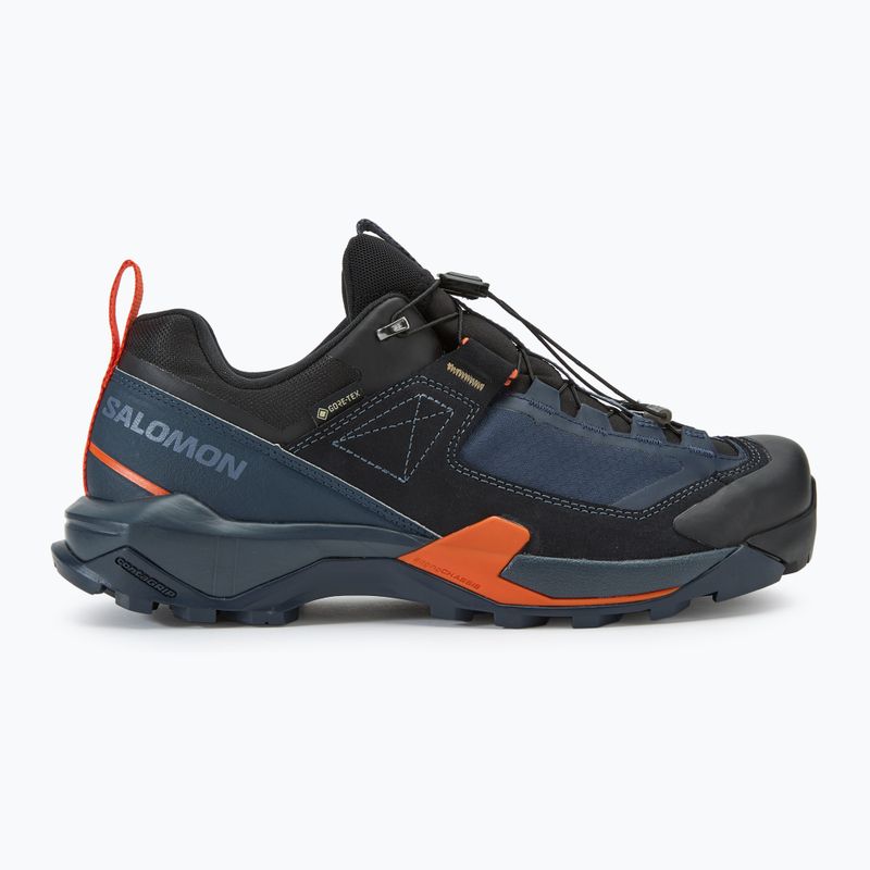 Férfi trekking cipő Salomon X Ultra Alpine GTX grisaille/black/red orange 2