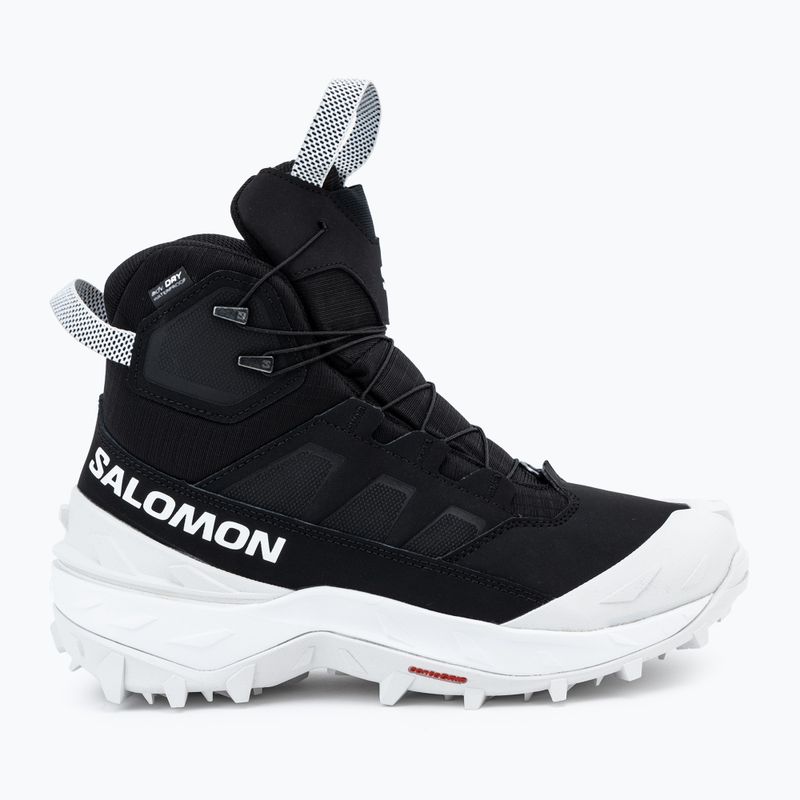 Férfi  trekking cipő Salomon Crossrak Powder WP black/black/white 2