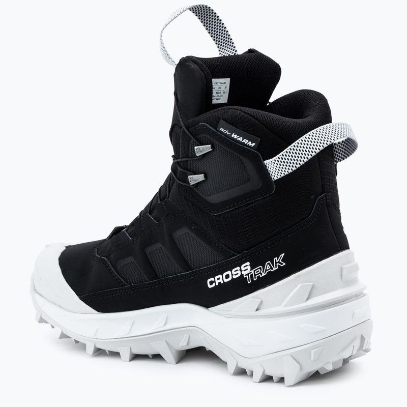 Férfi  trekking cipő Salomon Crossrak Powder WP black/black/white 3