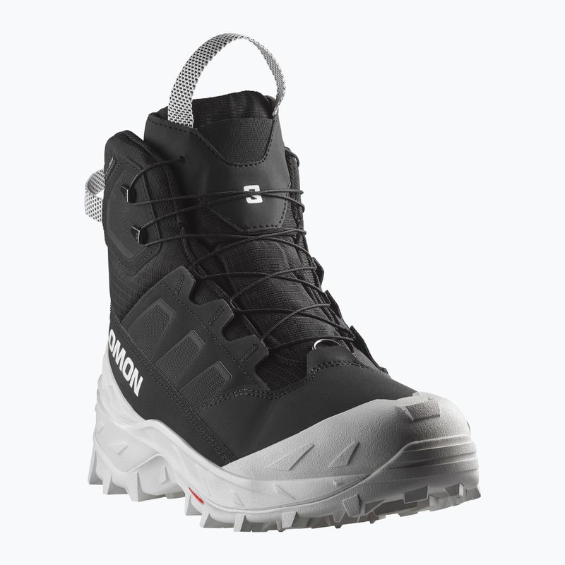Férfi  trekking cipő Salomon Crossrak Powder WP black/black/white 8