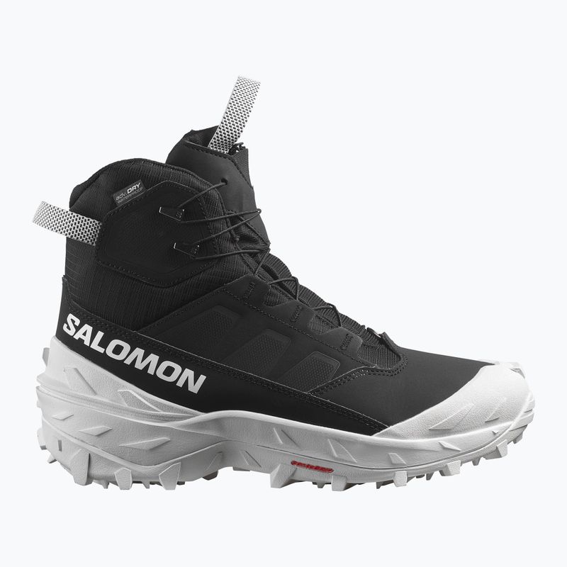 Férfi  trekking cipő Salomon Crossrak Powder WP black/black/white 9