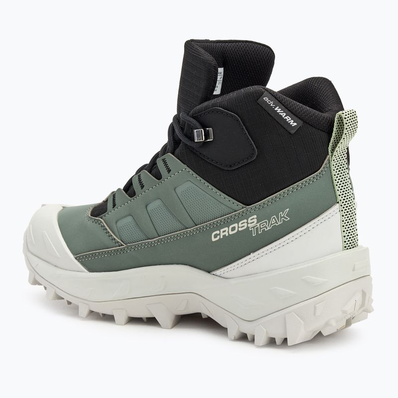 Női trekking cipő Salomon Crosstrak WP agave green/black/can ary green 3