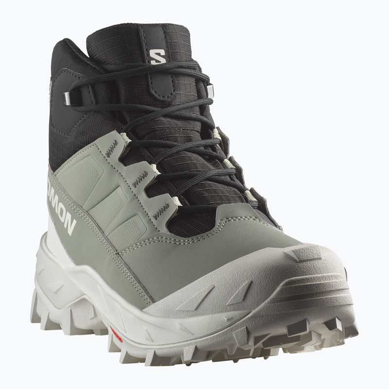 Női trekking cipő Salomon Crosstrak WP agave green/black/can ary green 8