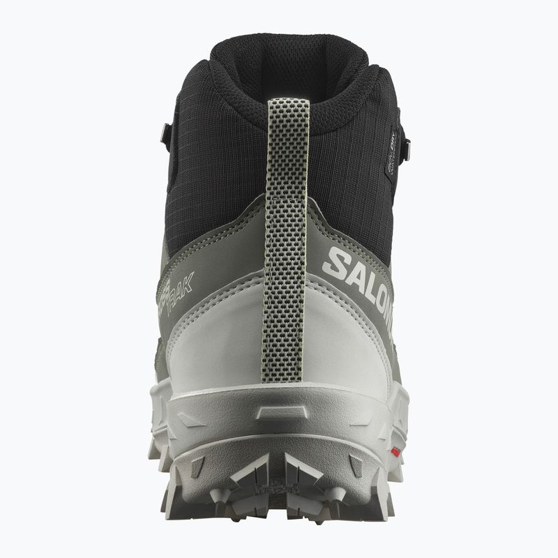 Női trekking cipő Salomon Crosstrak WP agave green/black/can ary green 11