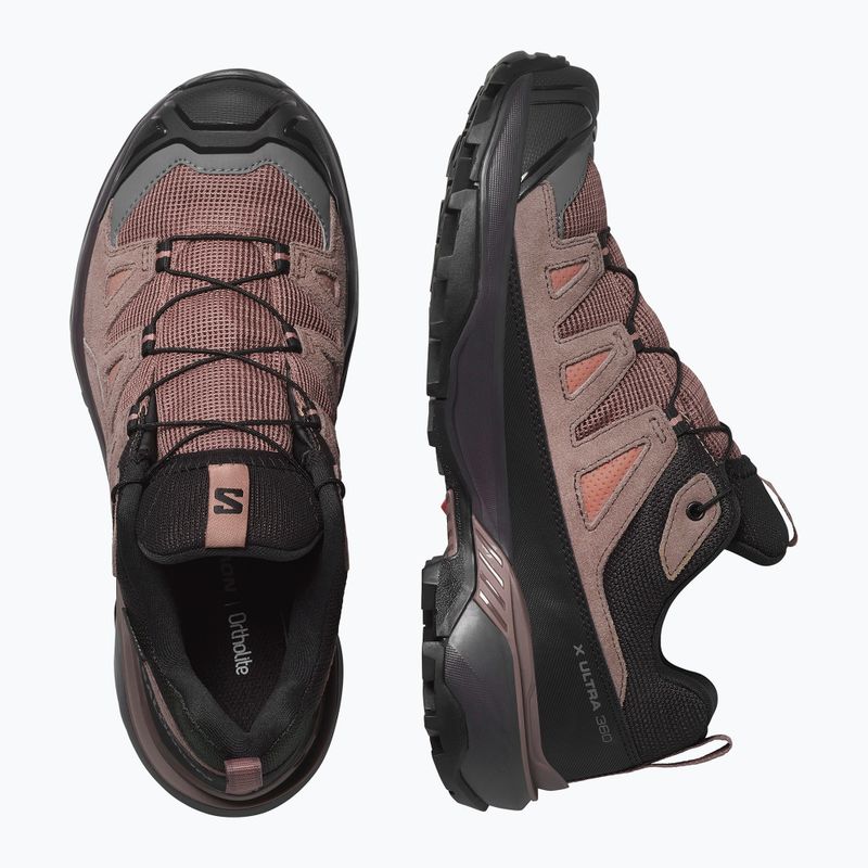 Női túrabakancs Salomon X ULTRA 360 LTR GTX cognac/peppercorn/black 5
