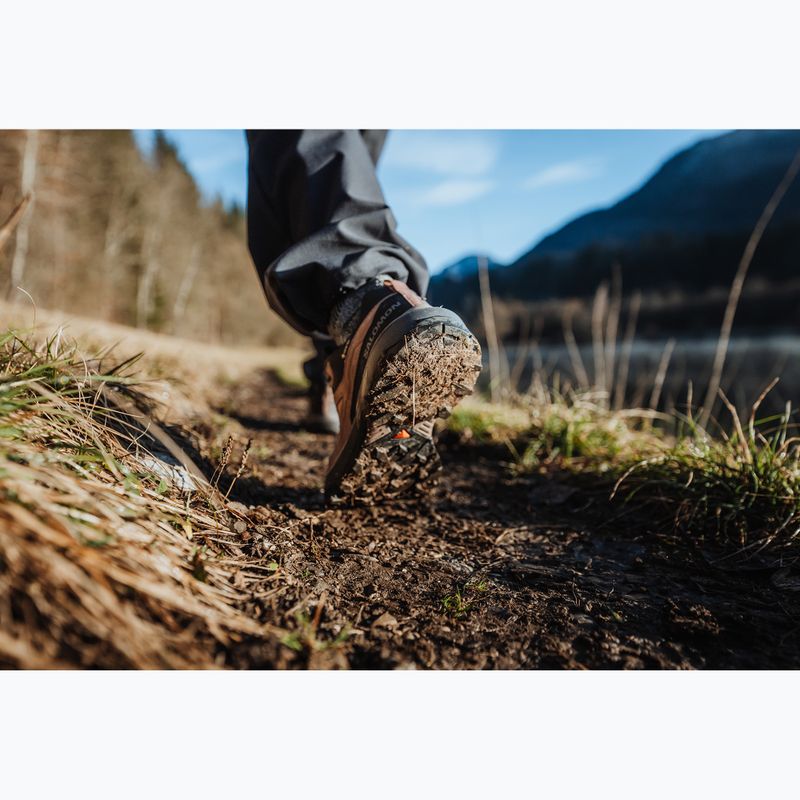 Női túrabakancs Salomon X ULTRA 360 LTR GTX cognac/peppercorn/black 10