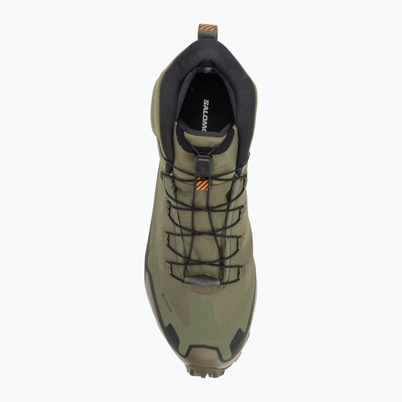 Salomon Cross Hike Tracker GTX zöld/földbarna férfi túrabakancsok 5