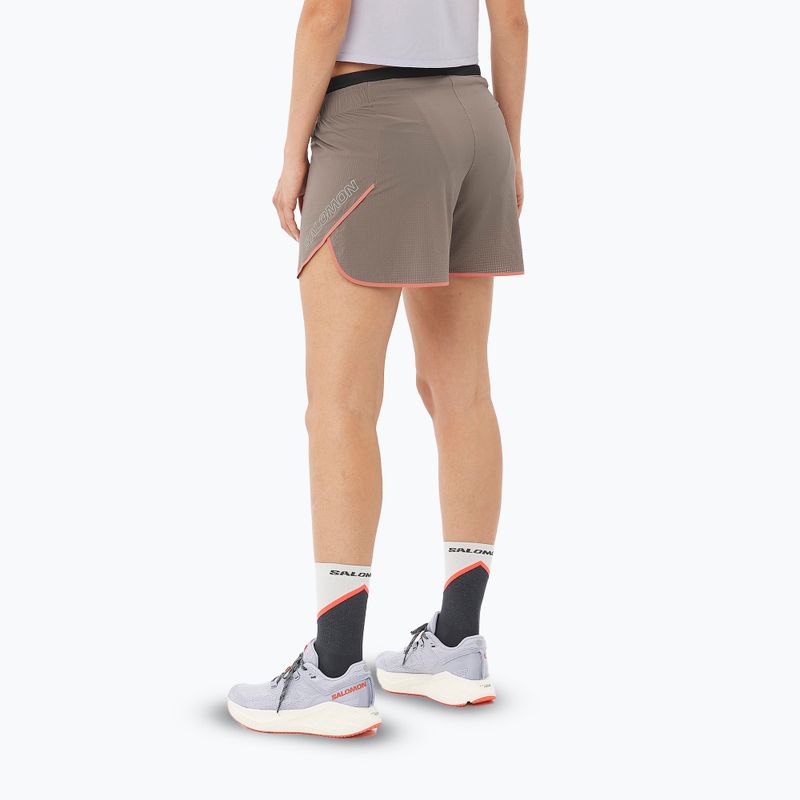 Női Salomon Sense Aero 5" iron/neon láng futónadrág 2