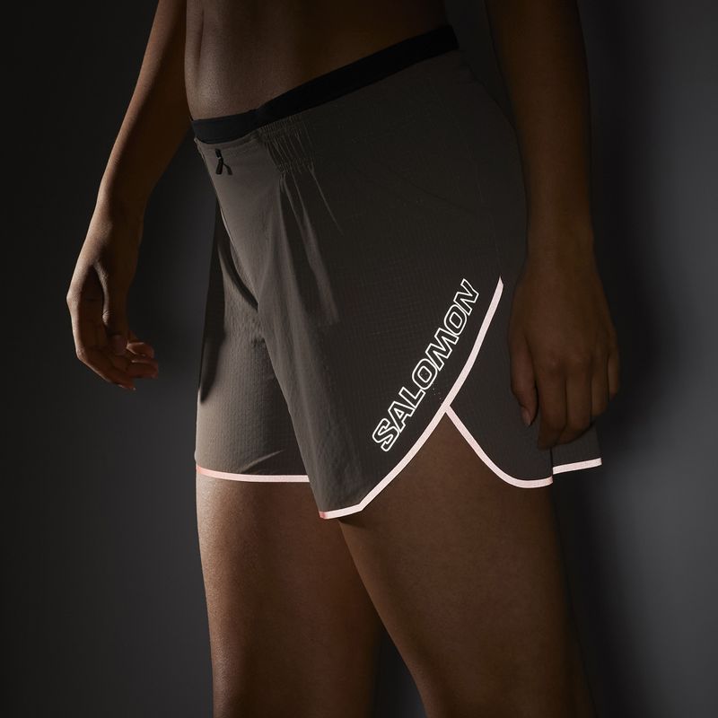 Női Salomon Sense Aero 5" iron/neon láng futónadrág 5