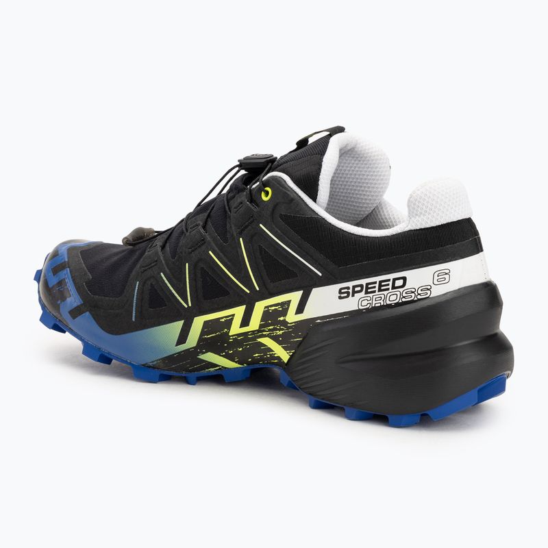 Salomon Speedcross 6 Gtx Fan Fire fekete/surf the web/biztonsági sárga férfi futócipő 3