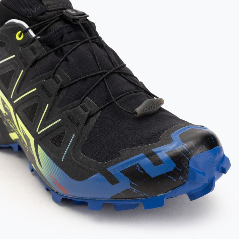 Salomon Speedcross 6 Gtx Fan Fire fekete/surf the web/biztonsági sárga férfi futócipő 7