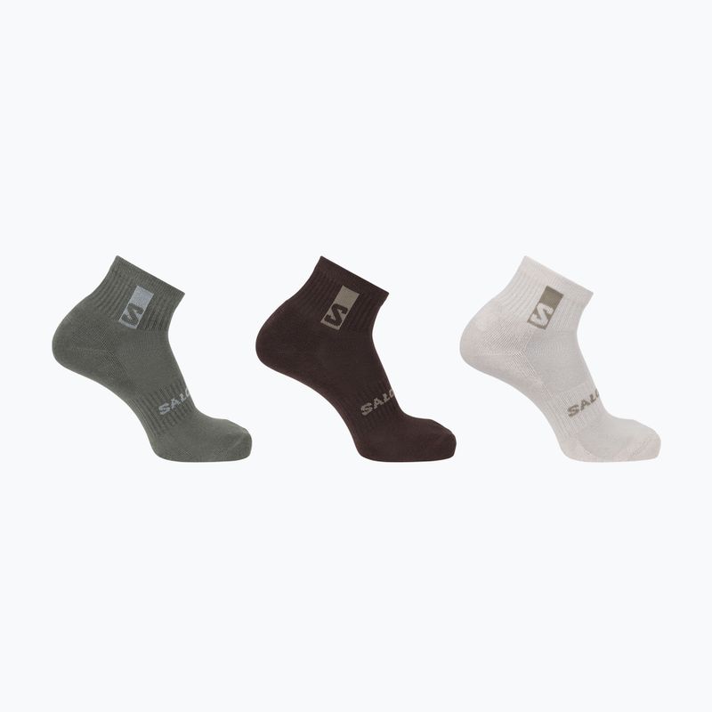 Salomon Everyday bokazokni 3 pár silver cloud/sedona sage