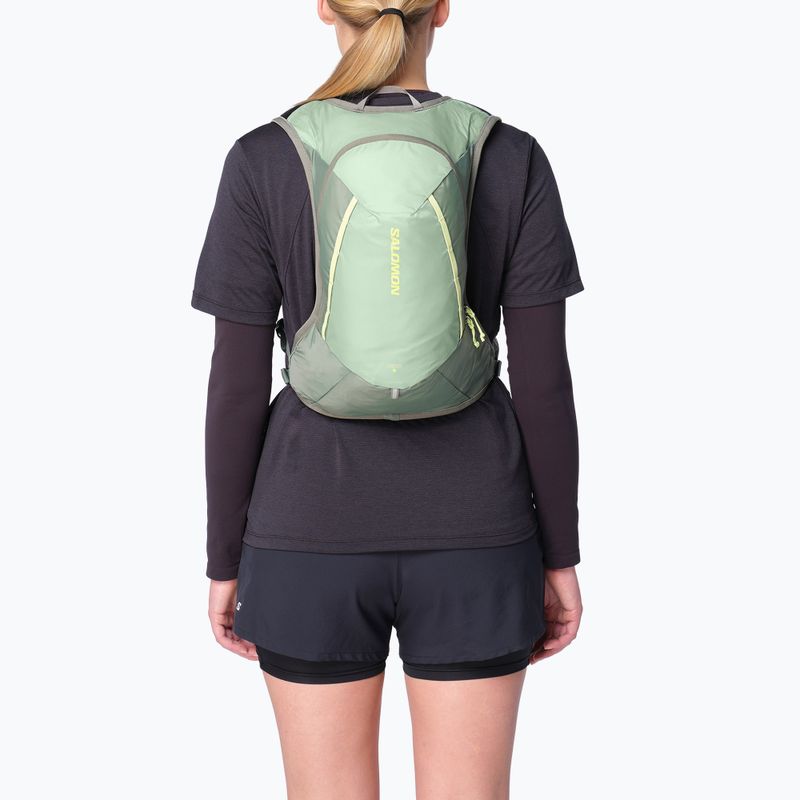 Futó hátizsák Salomon Cross 8 green milieu/agave green 3