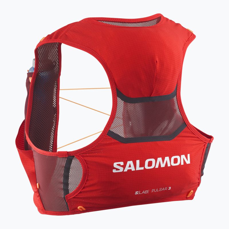 Salomon S/Lab Pulsar 3 Set fiery red/andorra/orange pop futó mellény 2