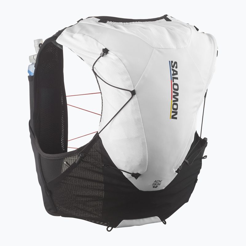 Salomon futó mellény ADV SKIN 12 Race Flag' black/white 2
