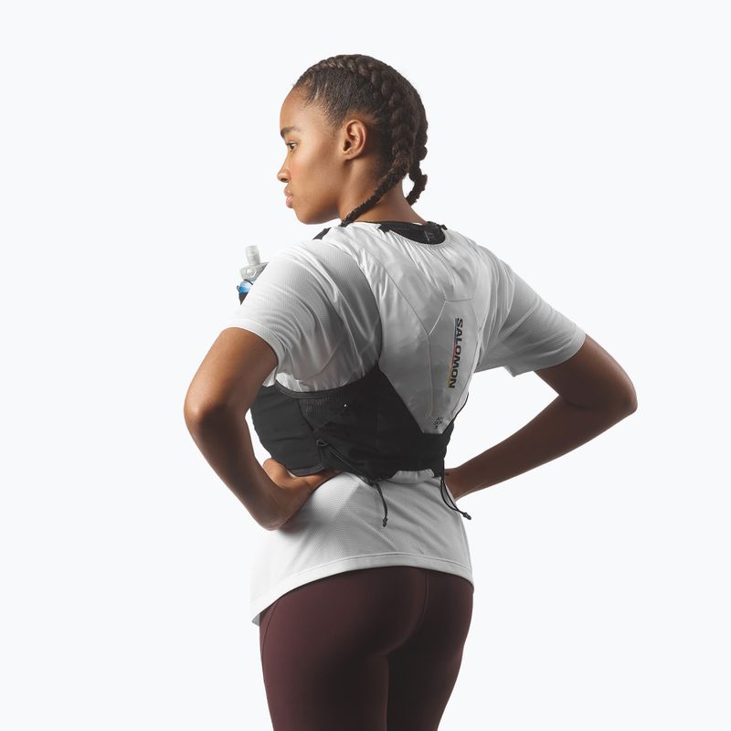 Salomon Advance Skin 5 Race Flag Set fekete/fehér mellény 5