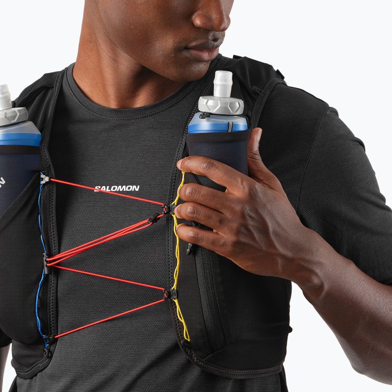 Salomon Advance Skin 5 Race Flag Set fekete/fehér mellény 8