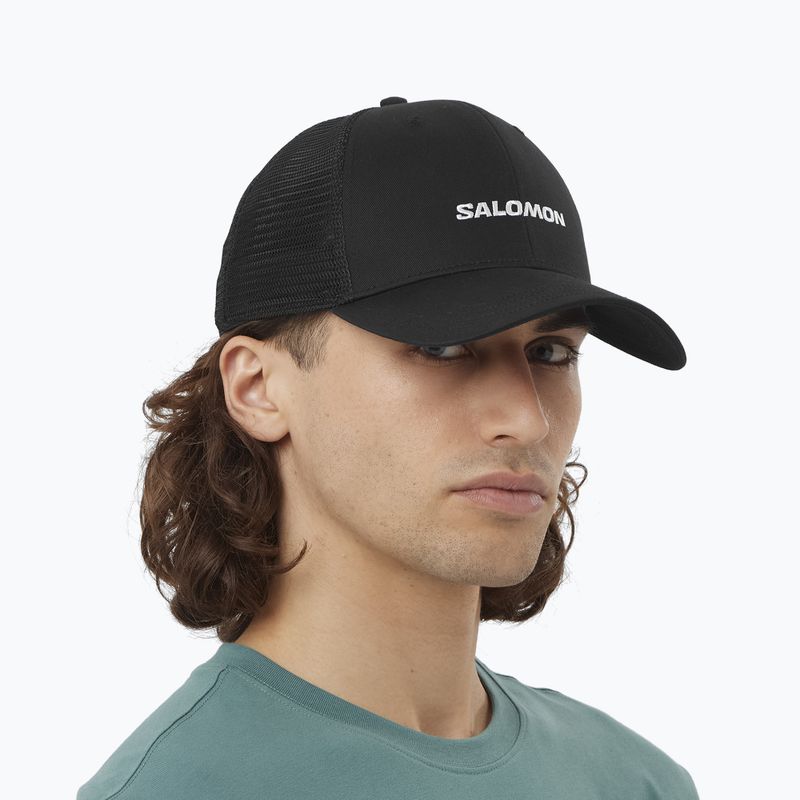 Salomon Trucker baseball sapka mélyfekete 2