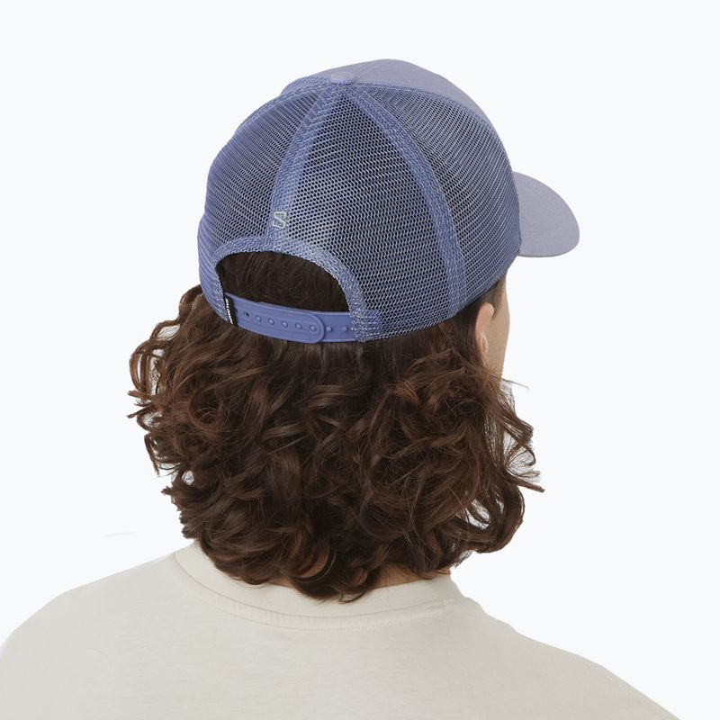 Salomon Trucker kék gránit baseball sapka 3