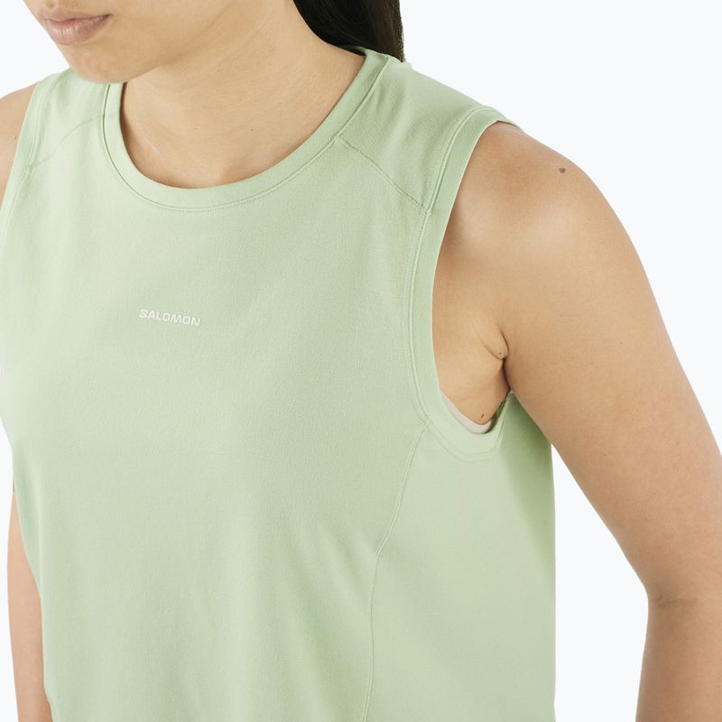 Salomon Trackline Tank női póló sea foam 3