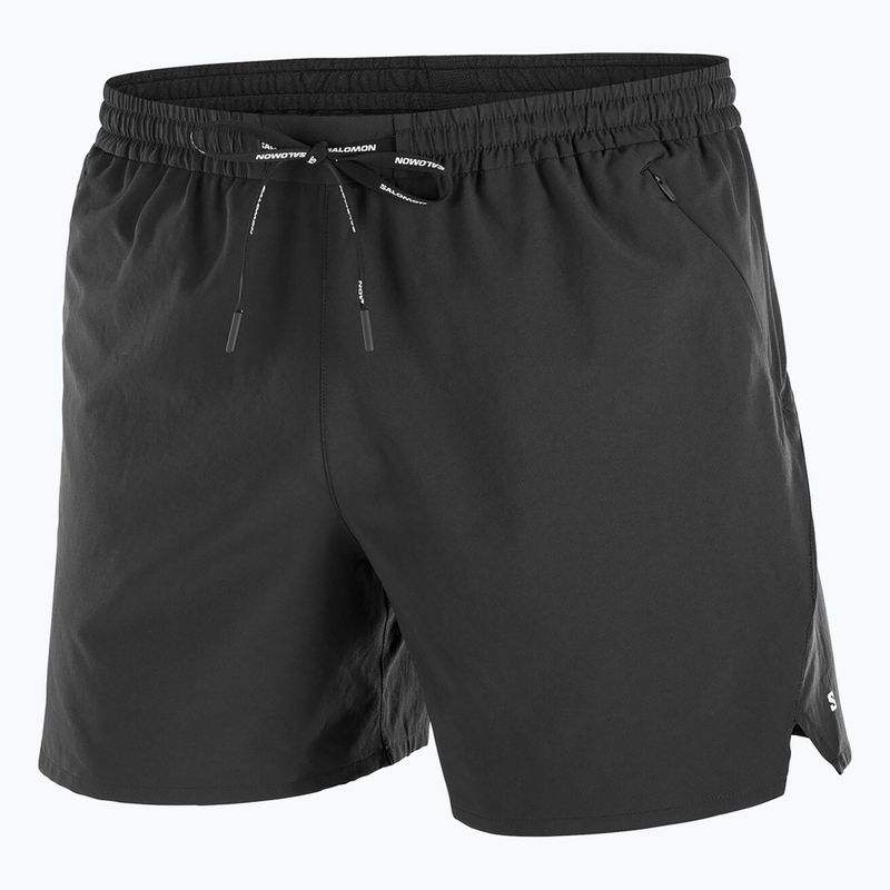 Férfi Salomon SHAKEout Core 5" mély fekete futónadrág 6
