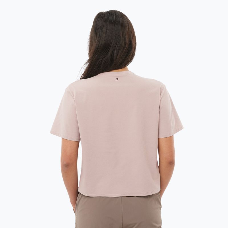 Női Salomon Trackline Tee SS póló etherea Női Salomon Trackline Tee SS póló etherea 2