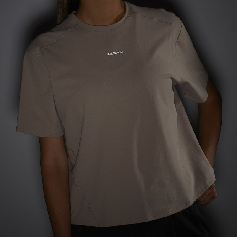 Női Salomon Trackline Tee SS póló etherea Női Salomon Trackline Tee SS póló etherea 5