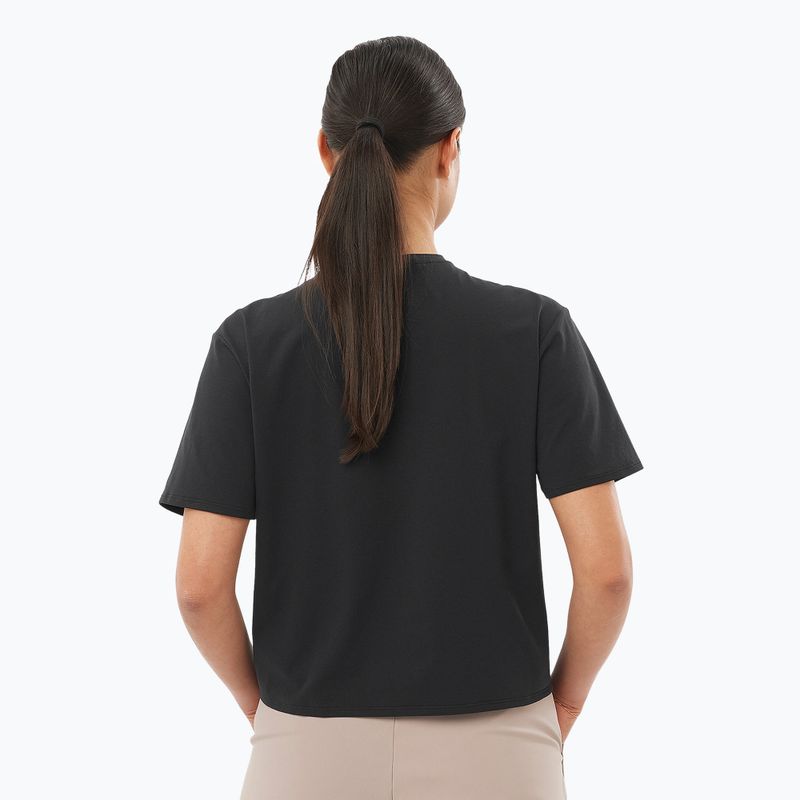 Női Salomon Trackline Tee SS mély fekete 2