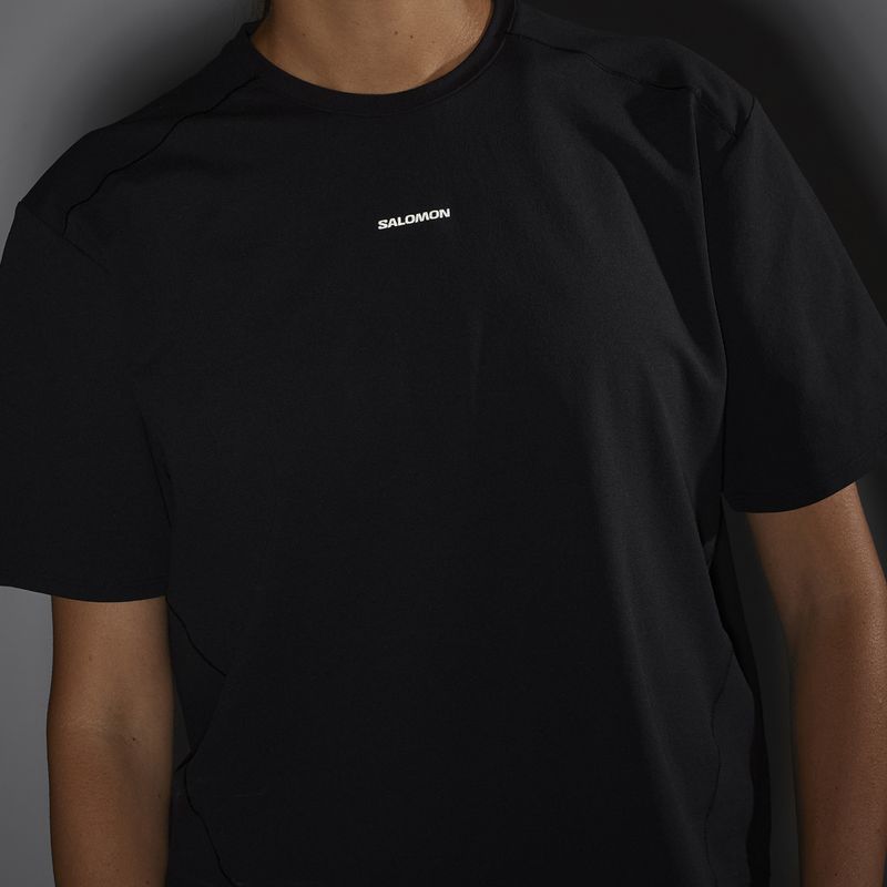 Női Salomon Trackline Tee SS mély fekete 5