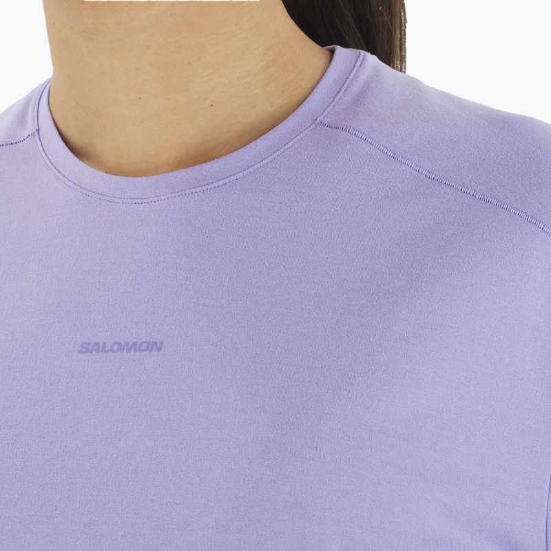 Női Salomon Trackline T-shirt SS violet tulipán 3