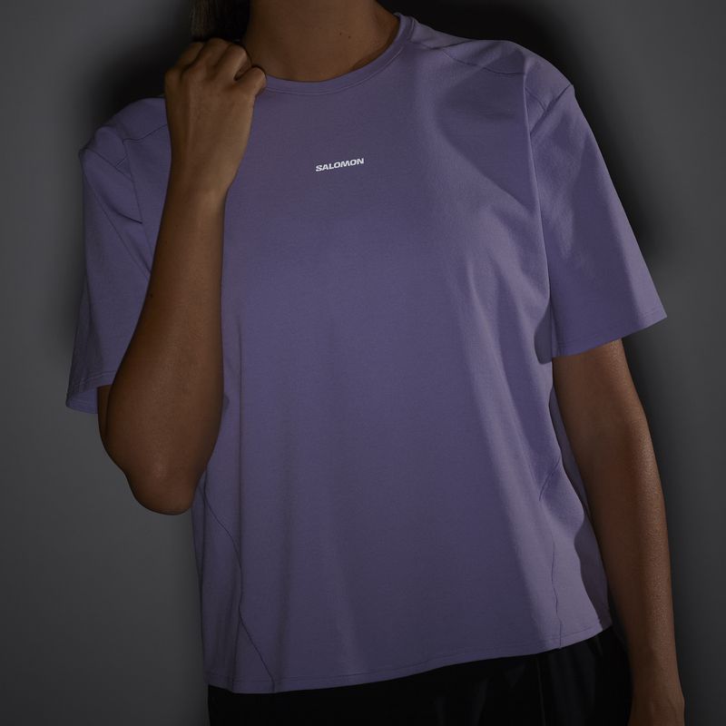 Női Salomon Trackline T-shirt SS violet tulipán 5