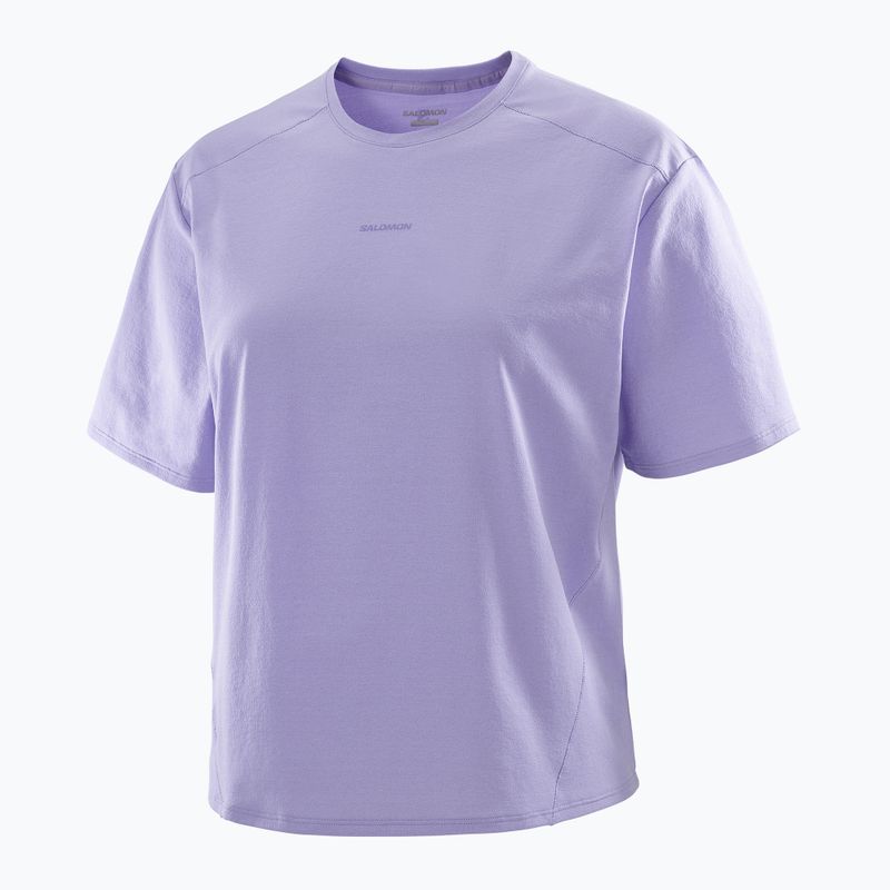 Női Salomon Trackline T-shirt SS violet tulipán 6
