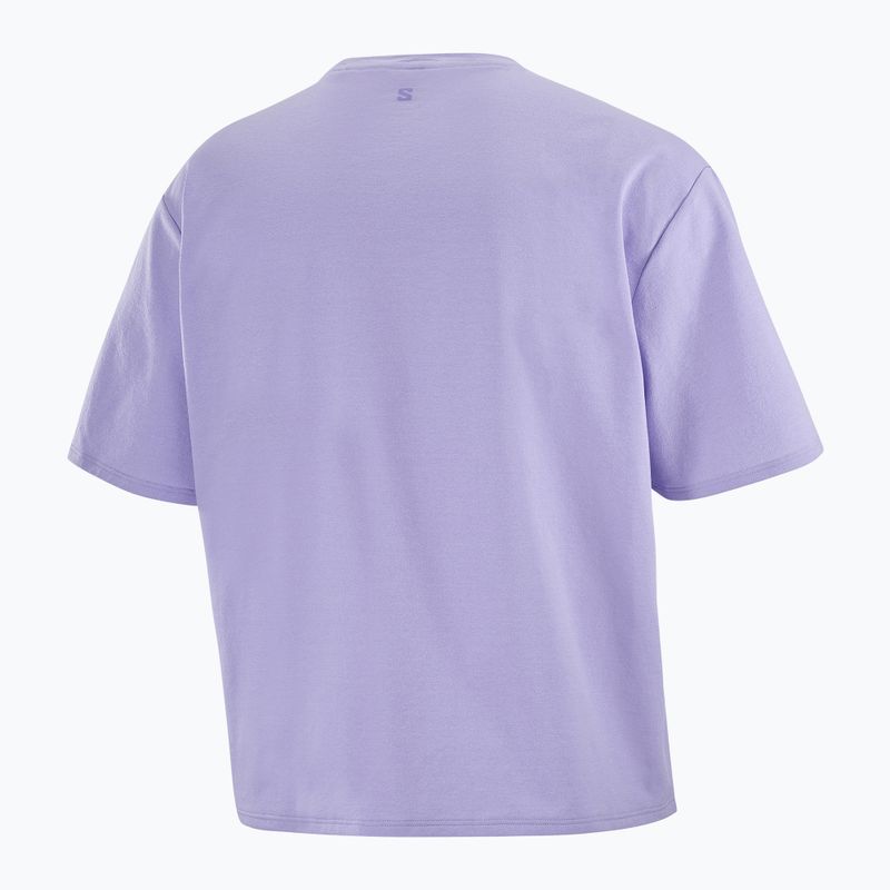 Női Salomon Trackline T-shirt SS violet tulipán 7