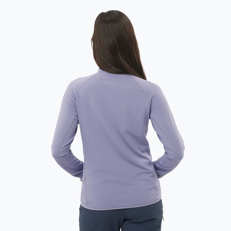Női trekking dzseki Salomon Lightwarm Full Zip kék gránit 2