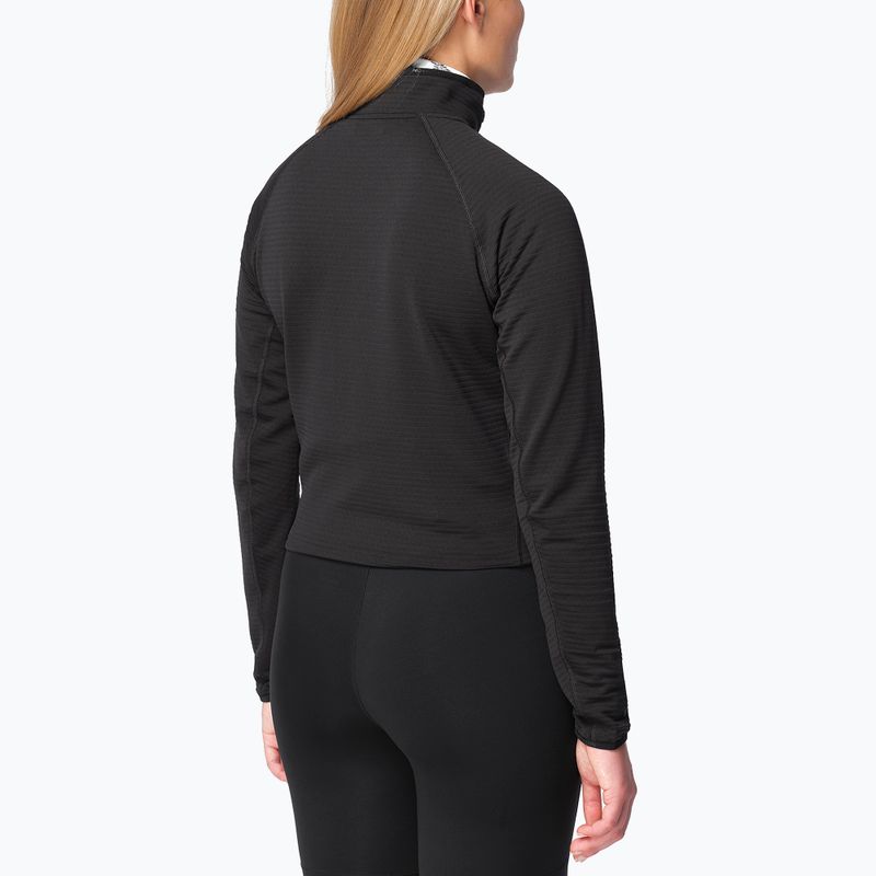 Női polár pulóver Salomon Lightwarm Full Zip deep black 2