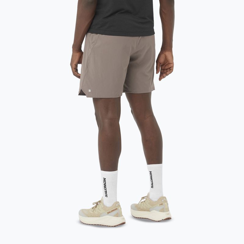 Salomon Shakeout Core férfi futóshort 2IN1 7" No Liner iron 2