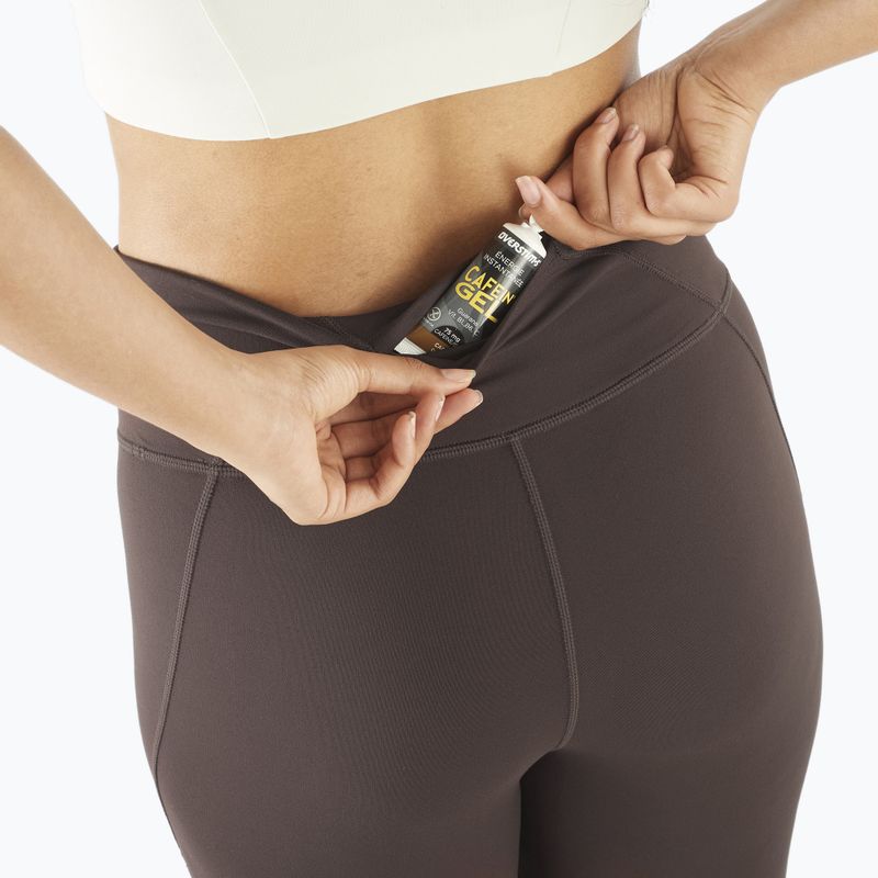 Női futó leggings Salomon SHAKEout Bliss 25" kávébabszínű 6