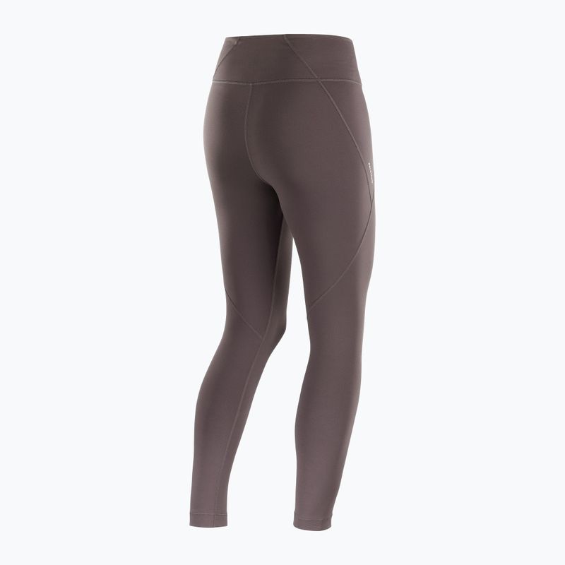Női futó leggings Salomon SHAKEout Bliss 25" kávébabszínű 9