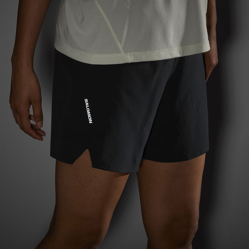 Salomon SHAKEout Core 6" mély fekete női futónadrág 5