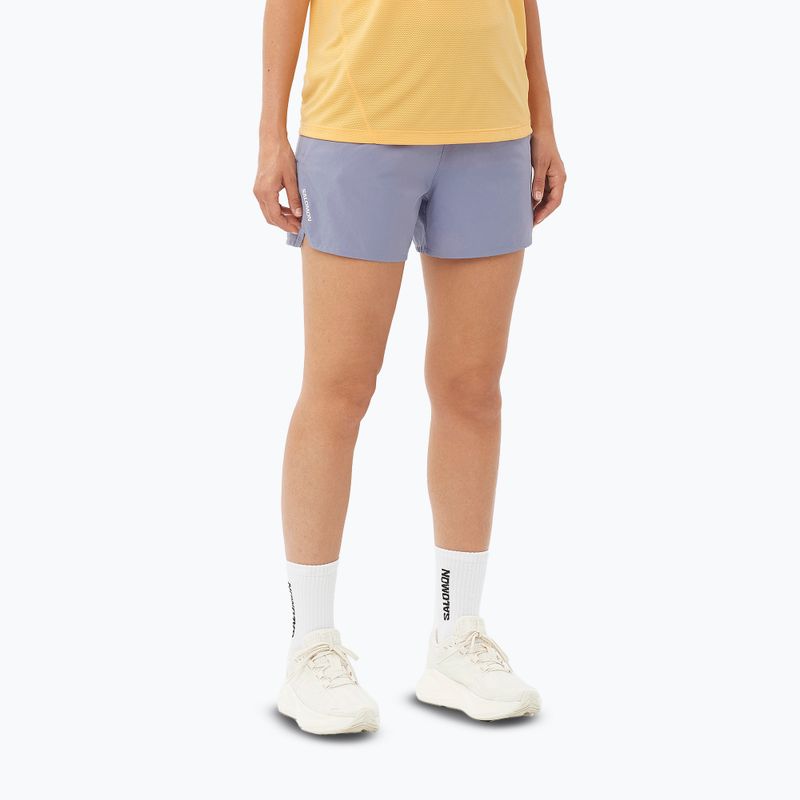 Salomon Shakeout Core 4" női futónadrág kék gránit