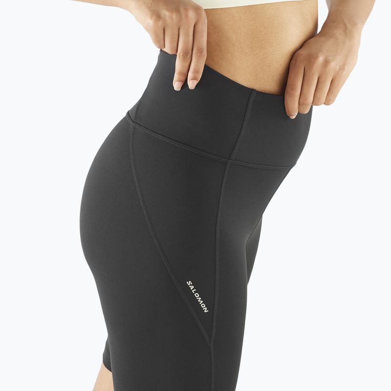 Női Salomon SHAKEout Bliss 8" mélyfekete futónadrágok 3