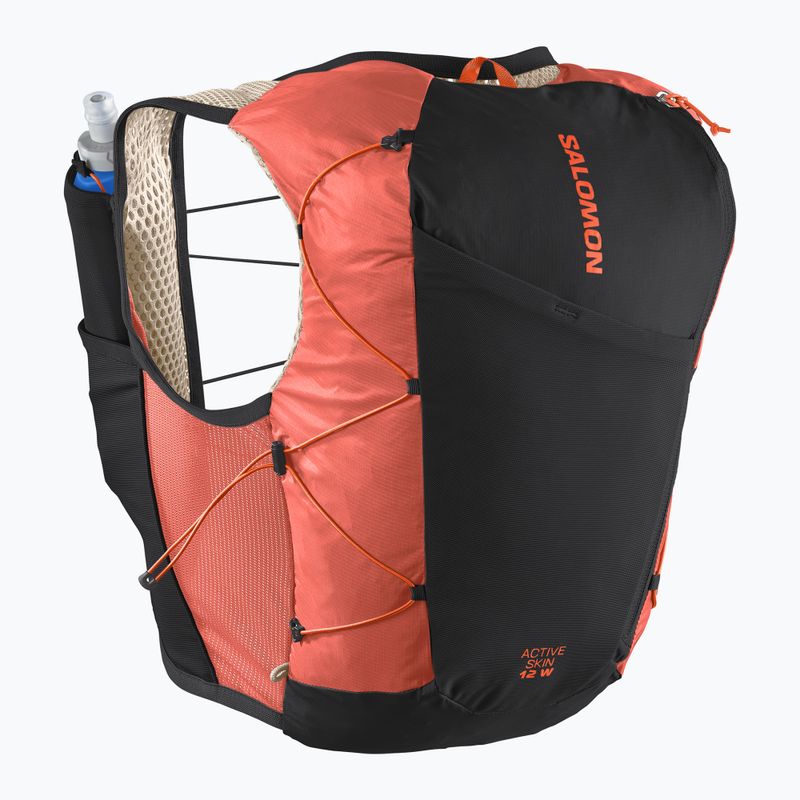 Női Salomon Active Skin 12 szett smaragdzöld/fekete futó mellény 2