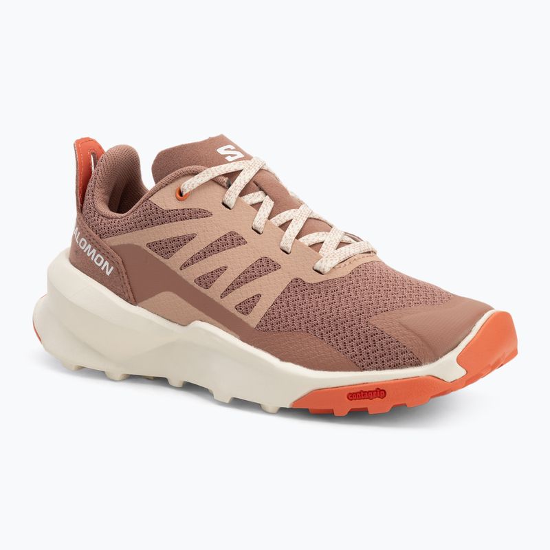 Salomon Patrol gyermek túrabakancs burlwood/vanilla ice/emberglow