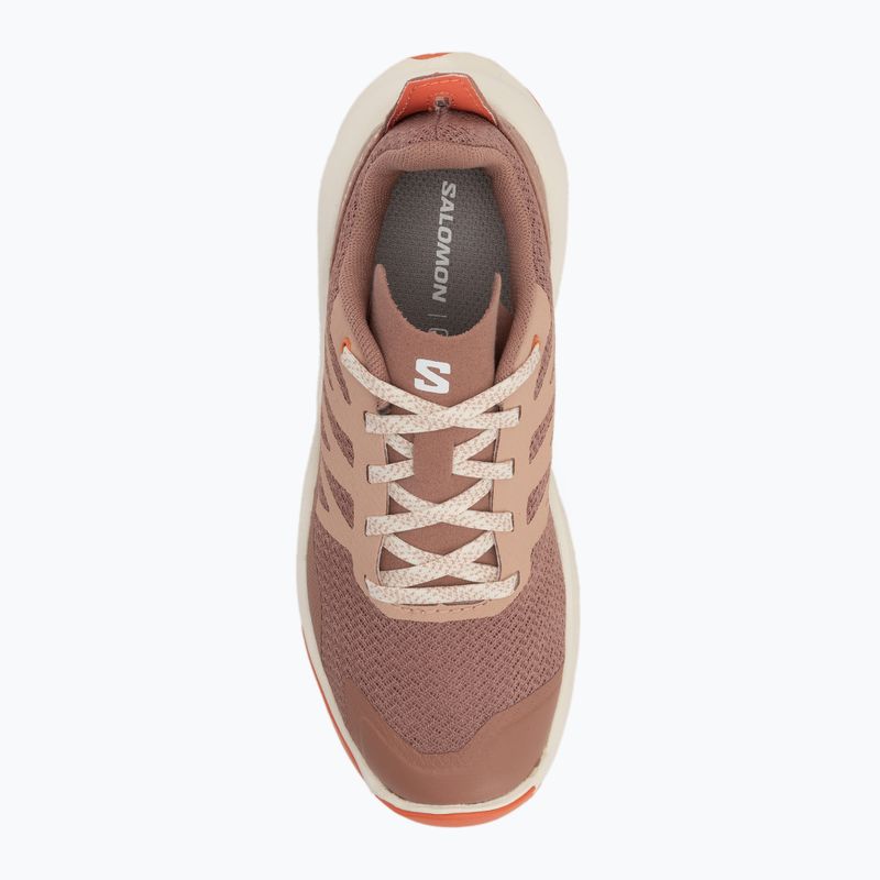 Salomon Patrol gyermek túrabakancs burlwood/vanilla ice/emberglow 5